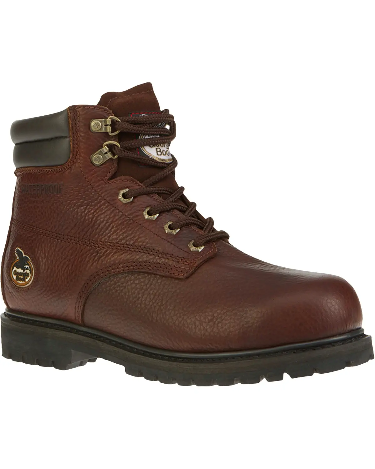 Georgia Boot Men's Men'S Oiler Waterproof 6" Work Steel Toe - G6174