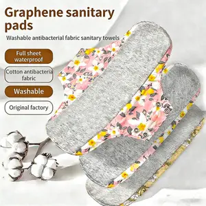 4/6/12 Packs Leak-Proof Incontinence Pads (Random Color ) - Graphene Aseptic Washable Design, Daily & Travel Protection, Ideal for Elderly, Kids & Postpartum Recovery