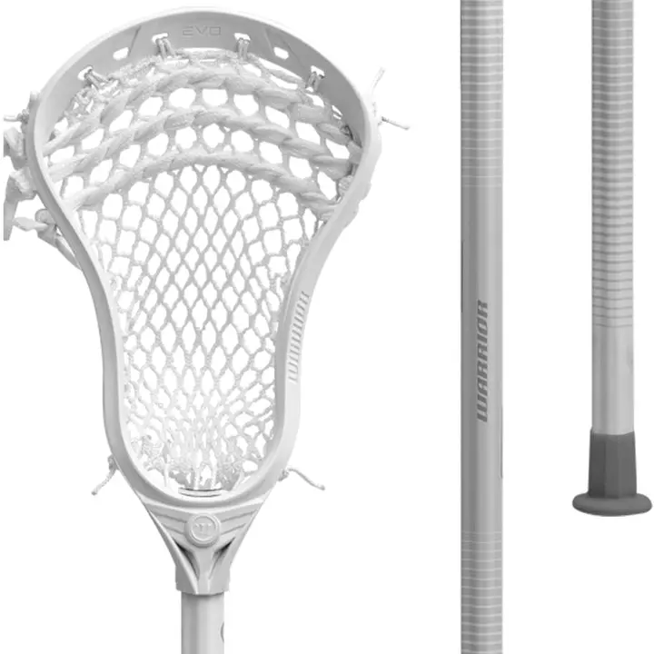 Attack Complete Lacrosse Stick with Kryptolyte Diamond Shaft, Semi-Soft Mesh Netting, NFHS/NCAA Compliant Specs and Attack Head