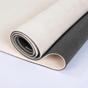 Headliner Fabric Suede Car Upholstery Fabric Replacement with Foam Backing Interior Replacement DIY Repair Material(Beige, 80 * 60')