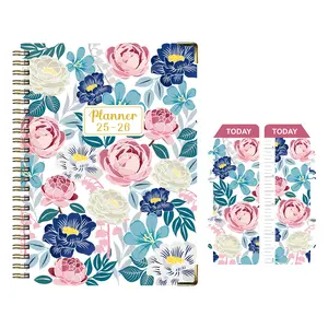 2025-2026 Planner - Weekly/Monthly, 6.2''x8.5'', Metal-Edged, Twin-Wire | Women & Office Use | Add to Cart