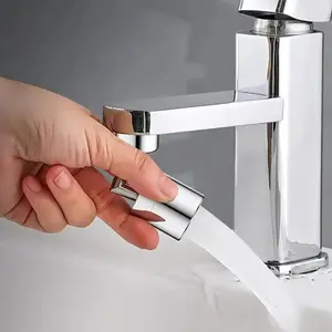 1 piece 720° rotatable splash-proof faucet aerator, change the direction of water flow, suitable for balcony sink and kitchen sink and bathroom washbasin sink, easy to install, make your life full of fun, Rotatable Rotary Faucet