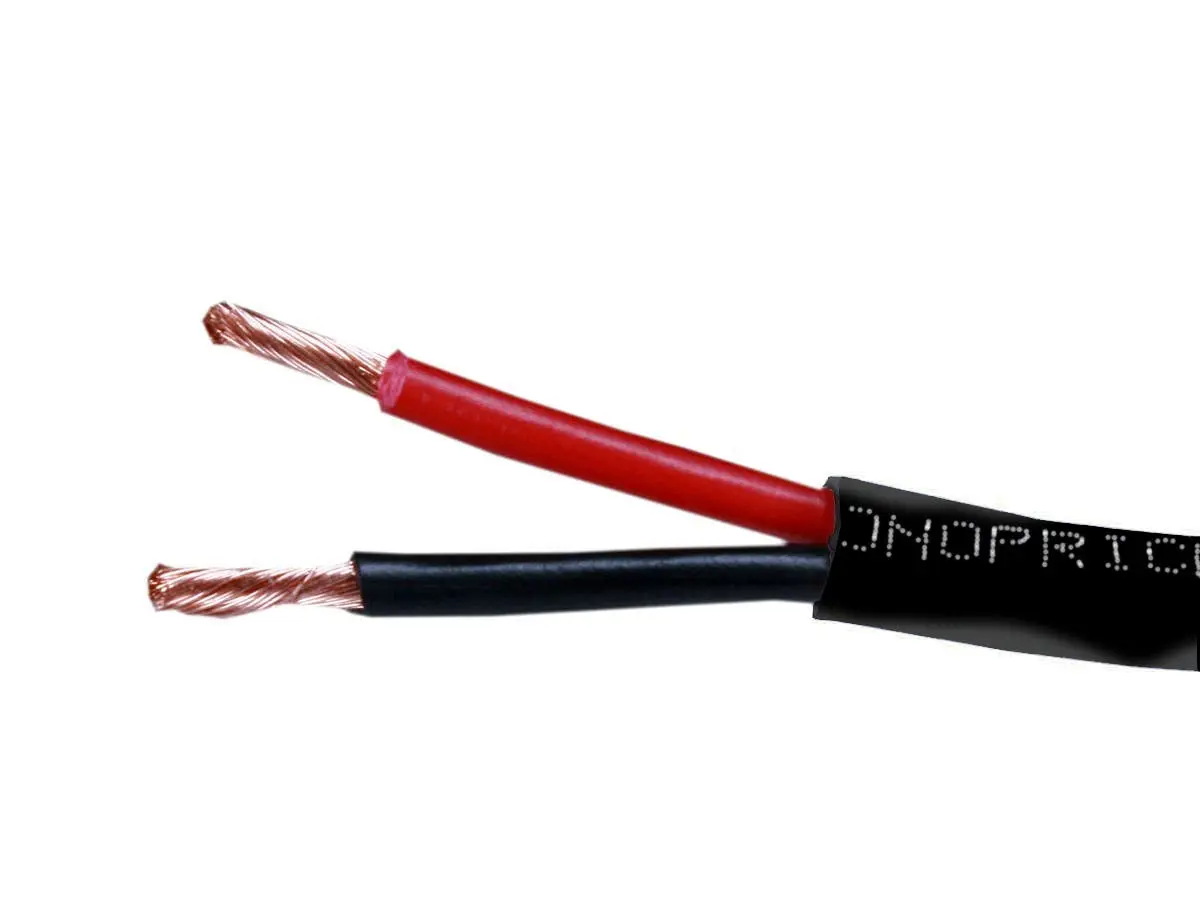 Monoprice 41379 Access Series 16AWG CL2 Rated 2-Conductor Speaker Wire, Black - 100 ft.
