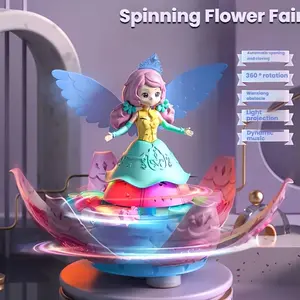 Dancing Princess Toy, Cute Girl, Play, 360 Degree Rotation, Musical Light Up, Light and Music, Automatic Obstacle Avoidance, Birthday Gift, Christmas Gift, Halloween Gift