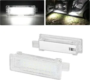 Nilight 2PCS LED Interior Door Panel Light Courtesy Warning Lights White Beam Plug and Play Compatible with BMW 1 3 5 6 7 Series Z4 X3 X5 X6 E82 E88 E90 F03 E60 F10 E65 E66