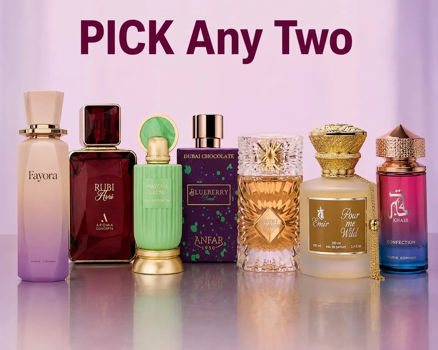 Pick Any Two Fav Bundle Perfumes for Men & Women