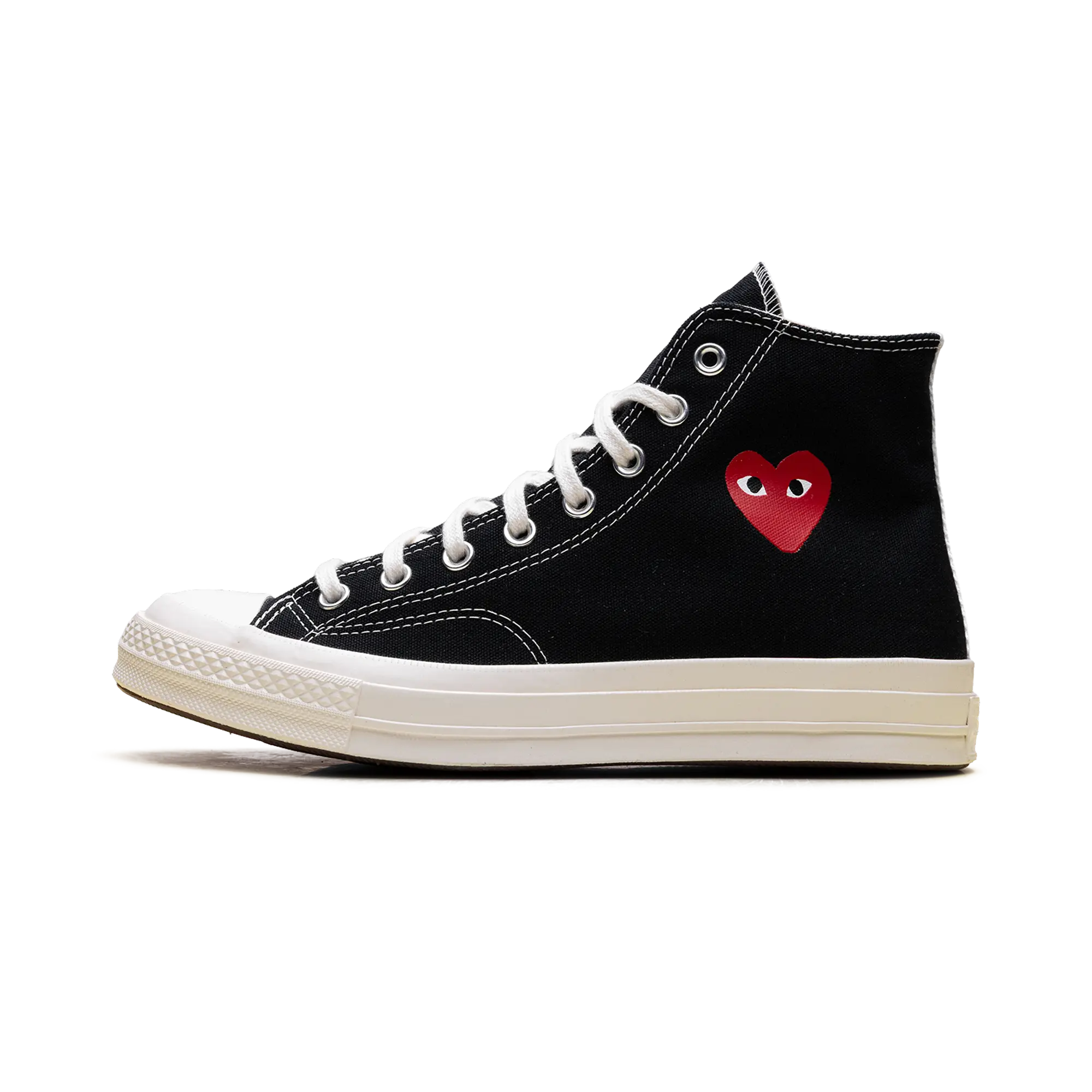 Chuck Taylor All Star 70 Hi "Comme des Garcons PLAY Single Heart Black" A08801C