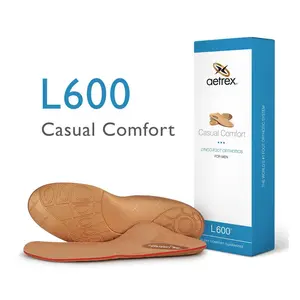 Aetrex - Men's Casual Orthotics - Insole For Everyday Shoes | Casual Comfort | Arch Support | Anti - Odor | Prevent Plantar Fasciitis