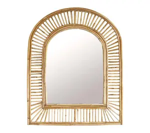 Arched Cane Wall Mirror by Valerie