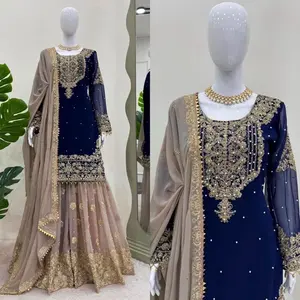 Indian attire for bride Womenswear Indian suits Pakistani attire Indian outfits Elegant Suit Elegance Fashion Piece Statement Comfort
