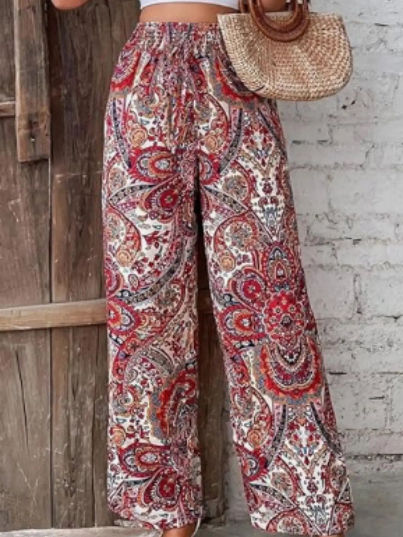 paisley pants - TikTok Shop