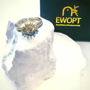 Adjustable Sun & Moon Ring Set – Black Friday Deal | Trendy Couple & BFF Jewelry | Perfect Gift for Girlfriend, Daughter & Best Friends | Viral TikTok Aesthetic Jewelry