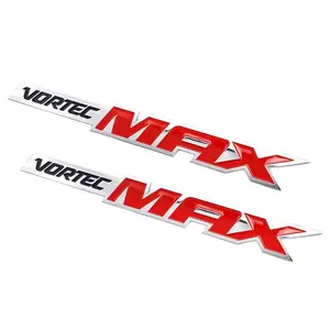 Upgrade Your Silverado: 2Pcs Vortec Max Emblem Badge for Silverado GMC Sierra Fender Side Door Tailgate