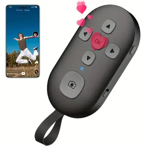 R1 TikTok Scrolling Remote Control for Phone, Page Turner for Kindle App(Not for All Kindle Devices), Camera Shutter Controller for Photo and Video, Connect via Bluetooth, USB-C Charging