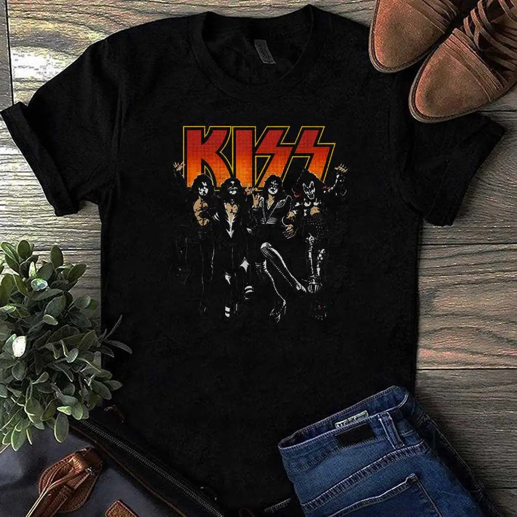 Kiss - Destroyer Cartoon T-Shirt