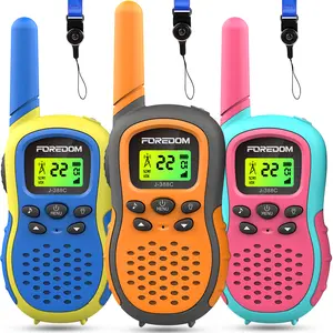 FOREDOM J388C Kids Walkie Talkies 2 Pack/3 Pack, Walkie Talkie Toys for Boys Girls with Flashlight
