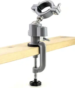 Bench Clamp Vise, 360 Degree Universal Drill Stand Grinder Holder Bracket for Jewelry Making