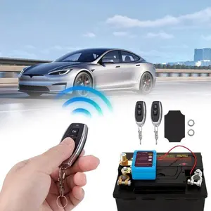 Remote Battery Disconnect Switch 12V - 240A Auto Shut Off with Wireless Key Fob for Car & RV