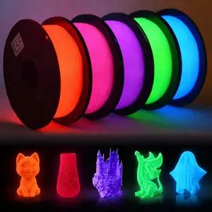 Filajoy3d Multicolor Printing Set 1.75mm 250g X 4 Rolls Night Glow Pla Eco-Friendly Support Mainstream Fdm 3D Printer Consumables