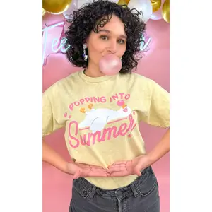 Popping Into Summer Goose Mineral Wash T-Shirt