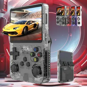 Vintage Game Console R36s, Classic Handheld Retro Gaming Machine, Rechargeable Portable Console, 4.0 IPS Screen, 26+ Emulators, 64GB Card, Portable Game Simulator