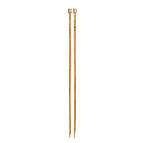 Clover Takumi Bamboo Knitting Needles Single Pointed, 9-inches, Brown, Wood