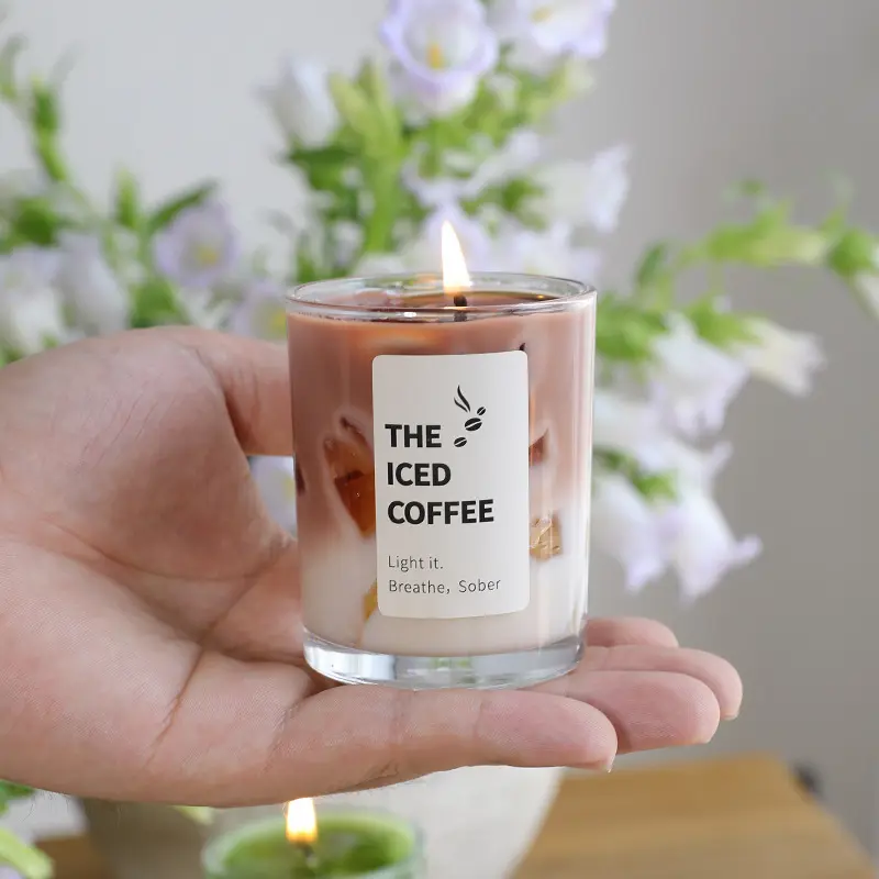 Handmade Soy Wax Candle, Handcrafted Candle, Scented Candles, Aromatherapy Candles, Candle Scents, Matcha/coffee Scent, Perfect for Stress Relief, Relaxation, Meditation, Home Decor, Gift Ideas