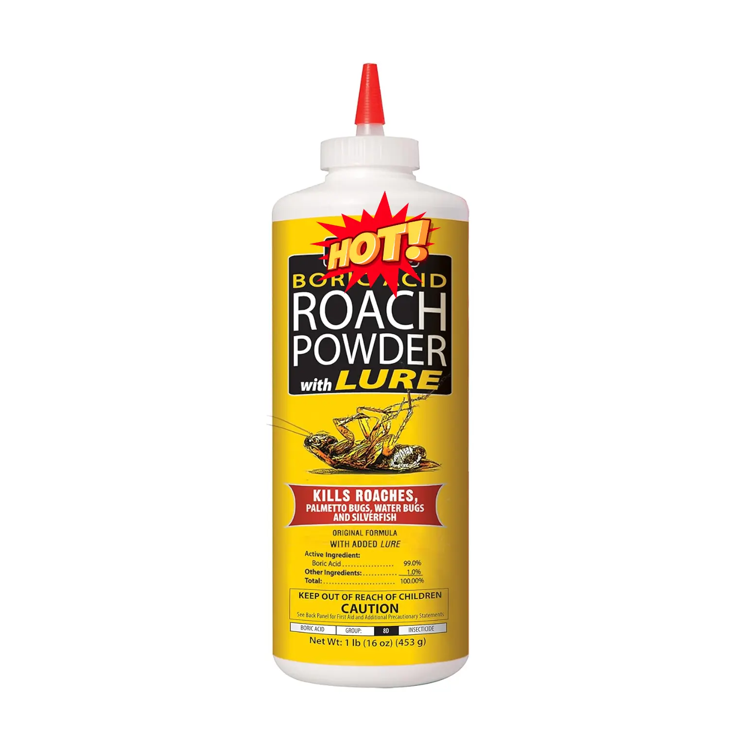 16 oz Boric Acid Insect Control Powder with Applicator