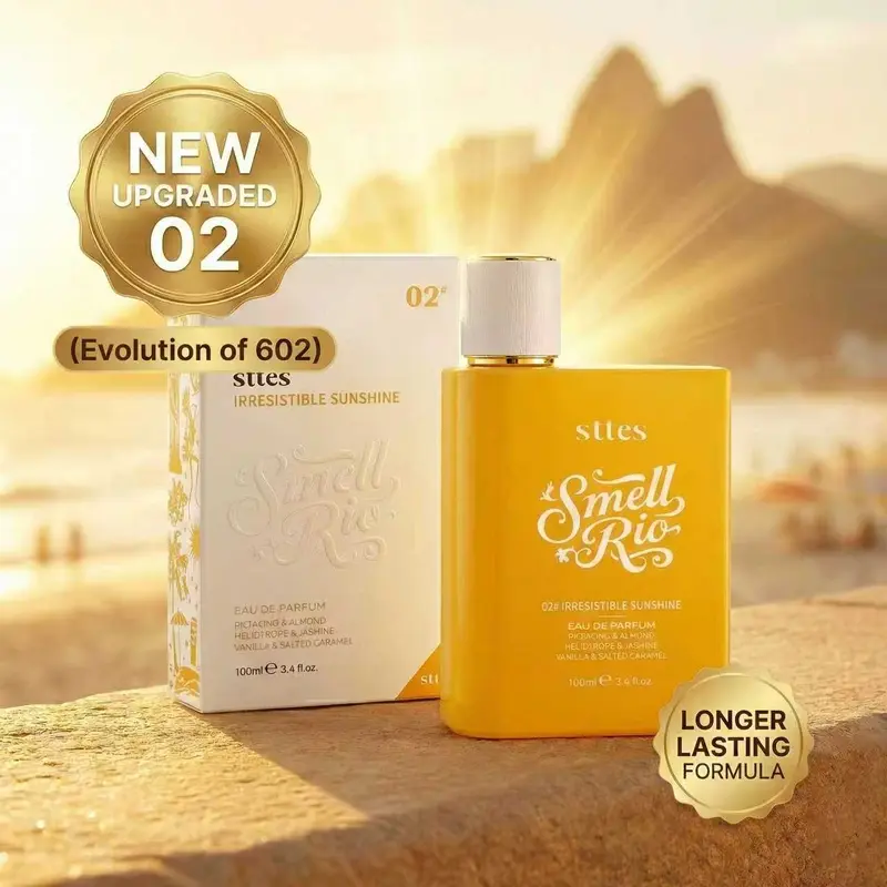 STTES Perfume 02 (The Long-Lasting Evolution of 602) - Eau De Perfume 100ml (3.4fl Oz)  vanilla Gourmet tune (Caramel vanilla flavor)