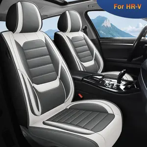 Luxury Car Seat Covers for Honda HRV/HR-V 2016-2026 5-Seats, Premium Faux Leather Automotive Seat Covers Waterproof Car Seat Protectors Easy Clean Car Interior Accessories