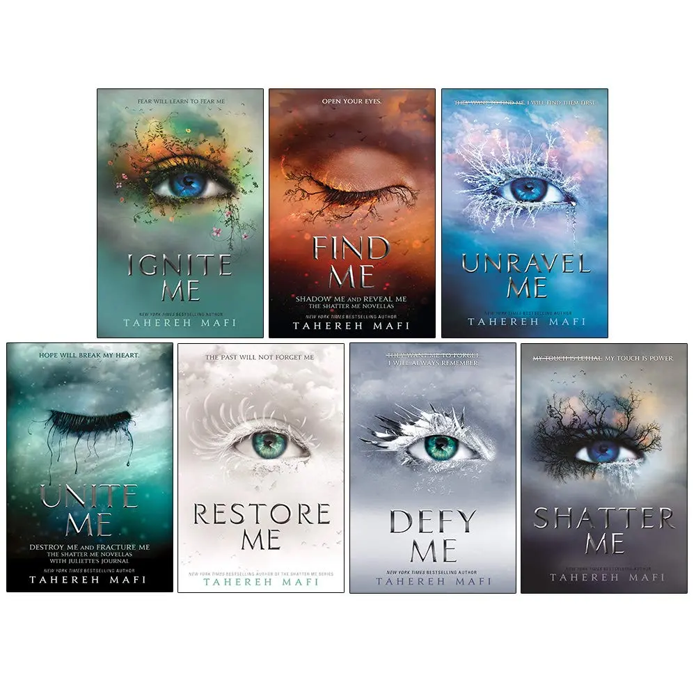 Shatter Me Comic Book Series Shatter Me Series 7 Books Collection Set (Ignite Me, Find Me, Unravel Me, Unite Me, Restore Me, Defy Me, Shatter Me)