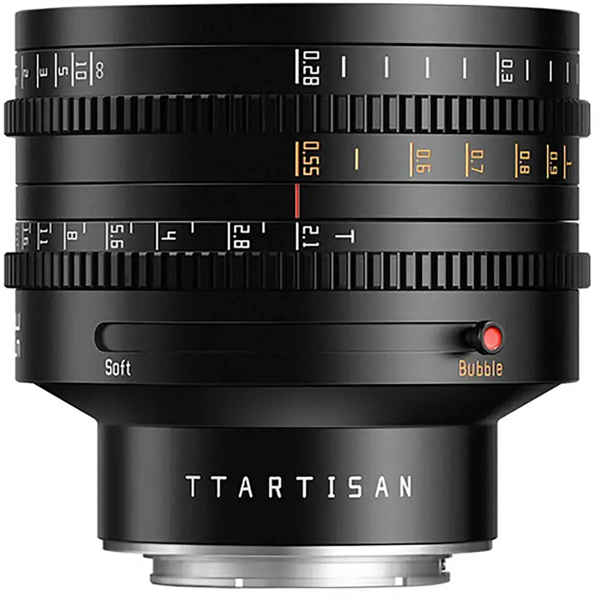TTArtisan 35mm T2.1 Manual Focus Cine Camera Lens for Photographers - Smooth Optics, Bubble Bokeh Effect