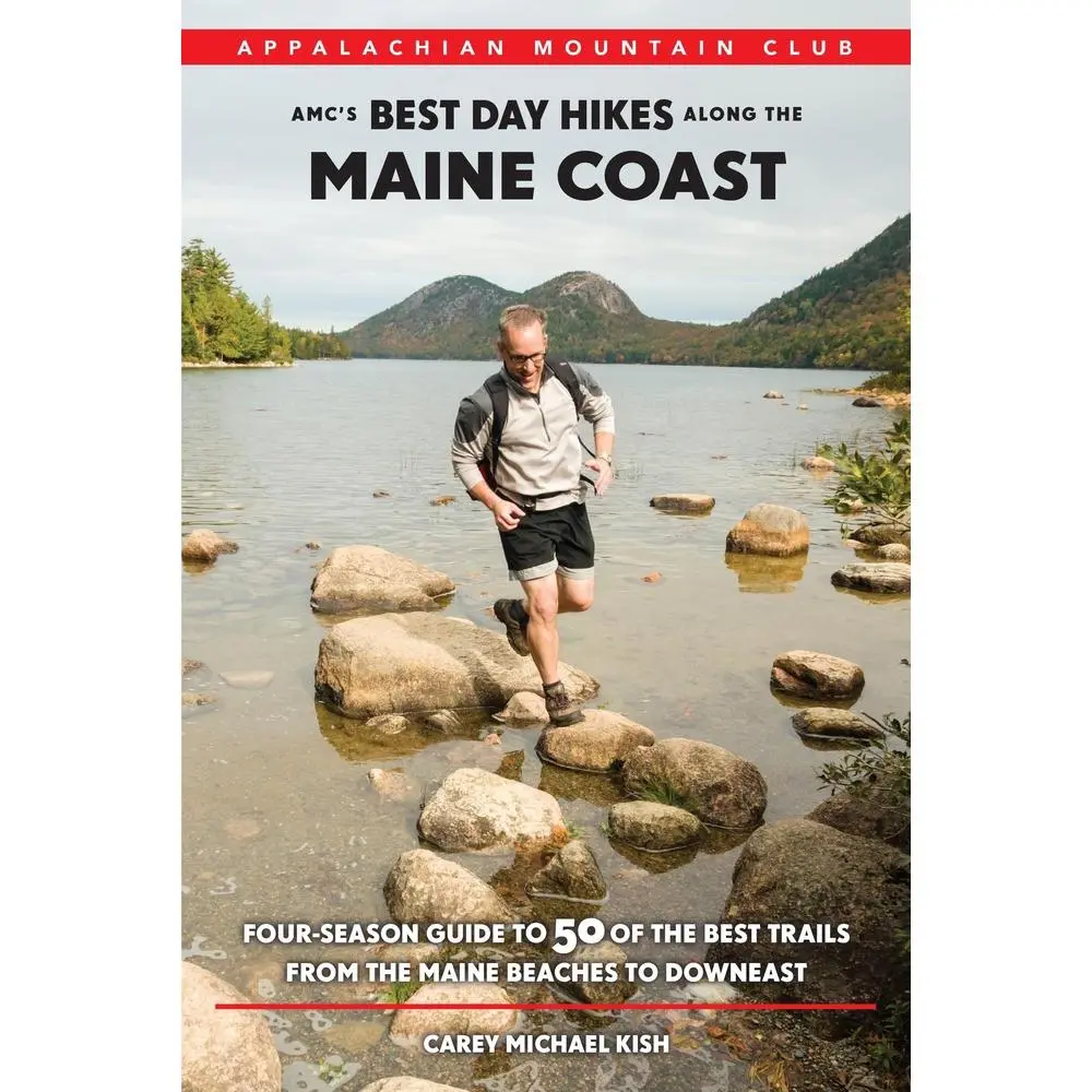 USED Book - Amc's Best Day Hikes Along the Maine Coast: Four-Season Guide to 50 of the Best Trails from the Maine Beaches to Downeast by Kish, Carey (Paperback) - english