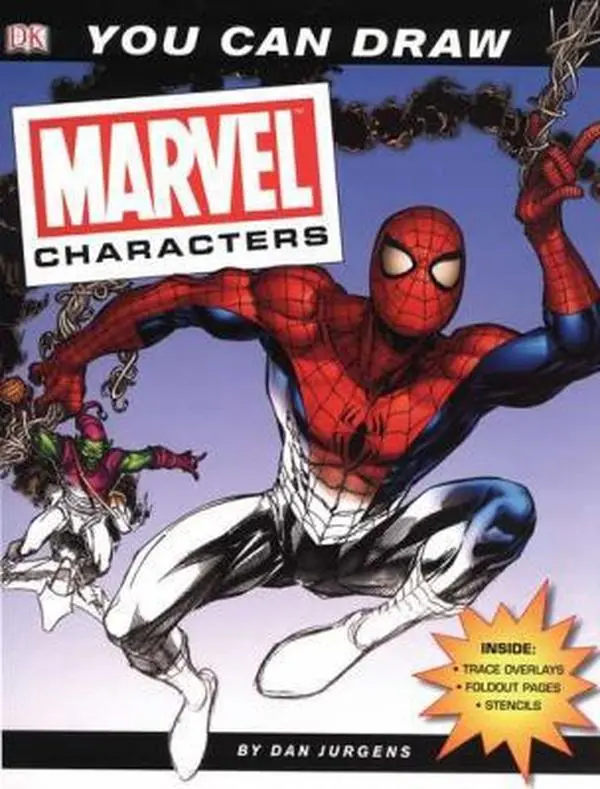 USED Book - You Can Draw Marvel Characters by Dan Jurgens (Hardcover) - english