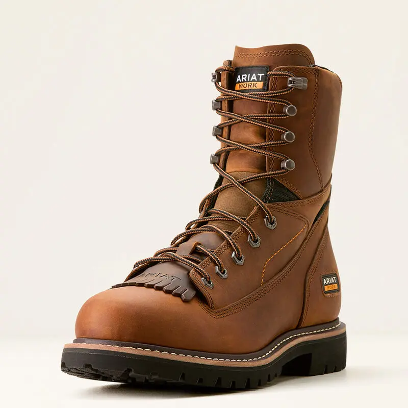 Ariat Men's Longview Shock Shield 8" Waterproof Work Boot