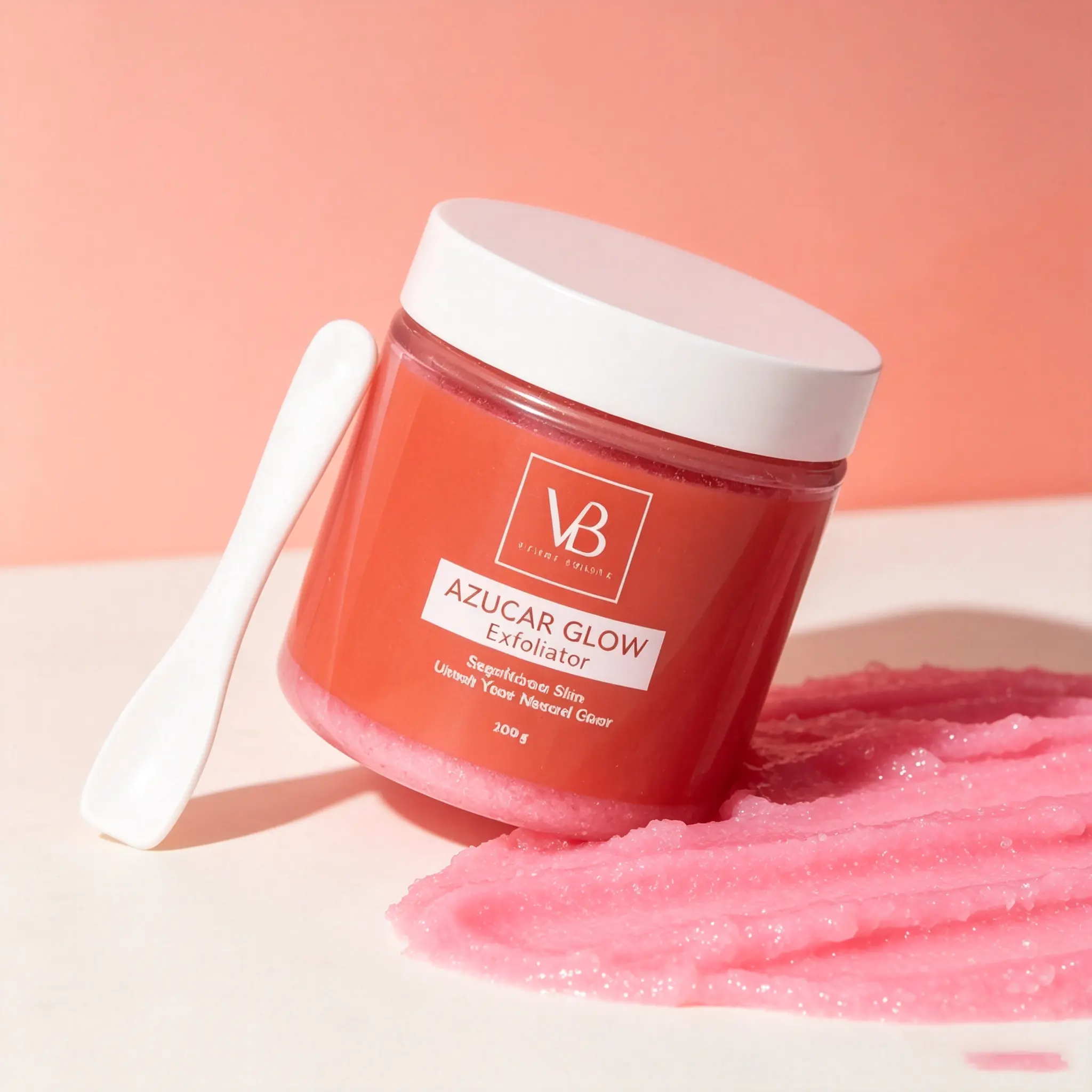 BLANQUEACULOS Facial Sugar Scrub Exfoliant (100g) - Dual Exfoliation & Brightening Effects, Lightweight Hydrating Formula for Soft Smooth Skin