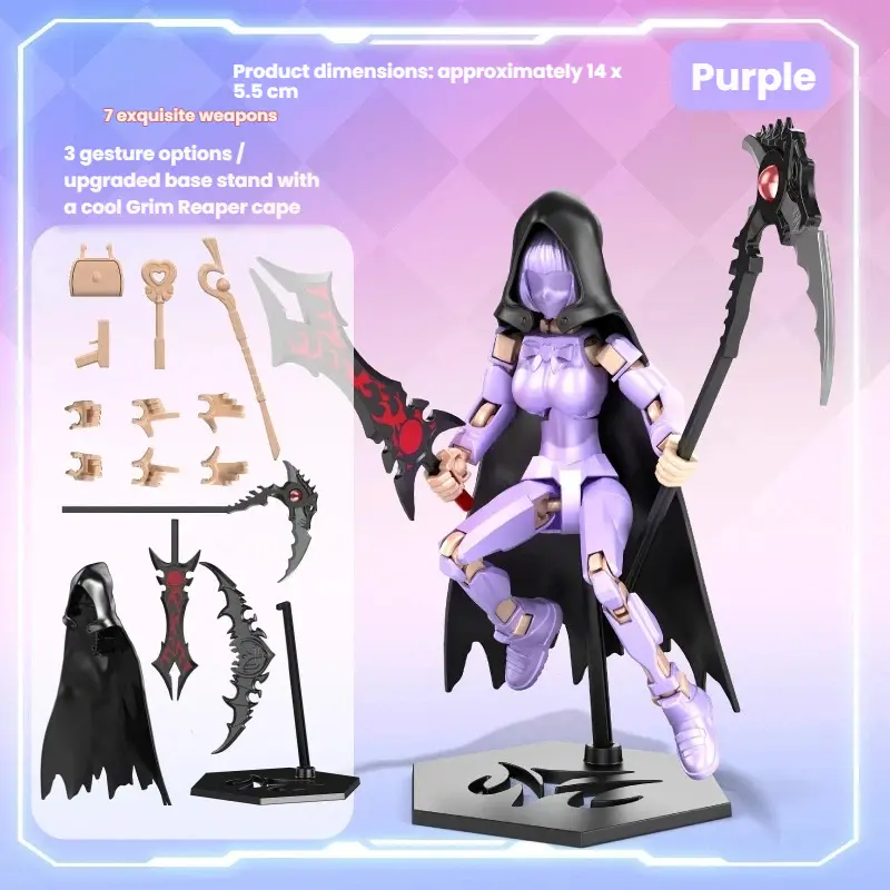 Magical Girl Purple + Cloak & Scythe