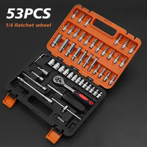 Professional Auto Repair Tool Set, Socket Wrench SetRatcheting Wrench Set, Durable Hand Tools for Car Maintenance, DIY Repair & Daily Use, Ideal Gift for Car Owners