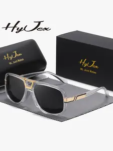 HyJex 1 Piece Unisex Exceptional Quality Full Frame Sunglasses Capture Attention Rectangular Frame Sunglasses UV400