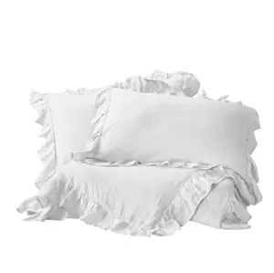 Organic Cotton Ruffled Duvet Set