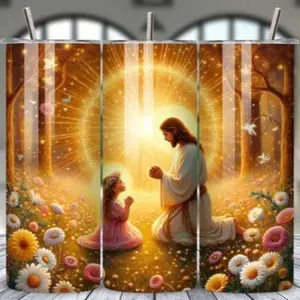 Jesus | 20oz Skinny sublimation tumbler transfer print out (TRANSFER ONLY, NOT A FINISHED TUMBLER)