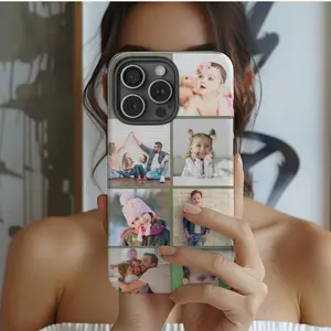 Personalized Custom Picture Collage Phone Case, Photo Collage Iphone 17, 16, 15, 14, 13, Galaxy S25 S24 Ultra, s23, S22+, Custom Photo Phone Case