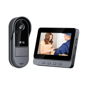 Home Smart Doorbell |   Wireless Video Peephole |   Security Camera with Screen Display