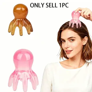 1pc Massage Comb, Stress Relief Scalp Massager, Relieves Fatigue, Manual Acupoint Massage Tool for Unisex, Portable Home Head Care Gift