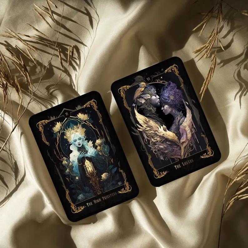 Moon Compass Tarot Deck, 78 Cards for Beginners and Card Practice
