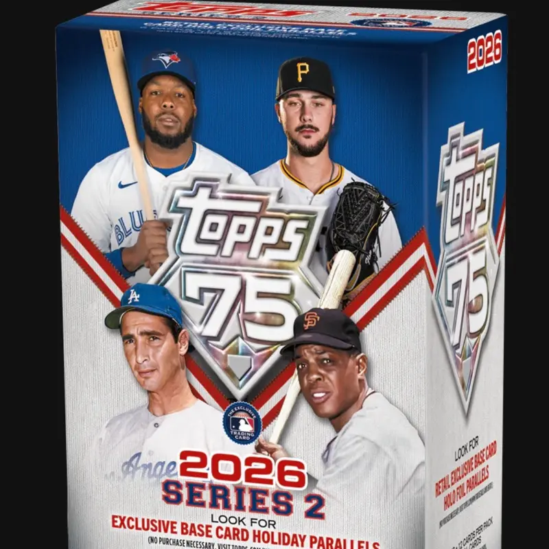 New 2026 Topps Series 2 MLB Blaster Sports Cards Packs, Official Collectible Baseball Trading Cards