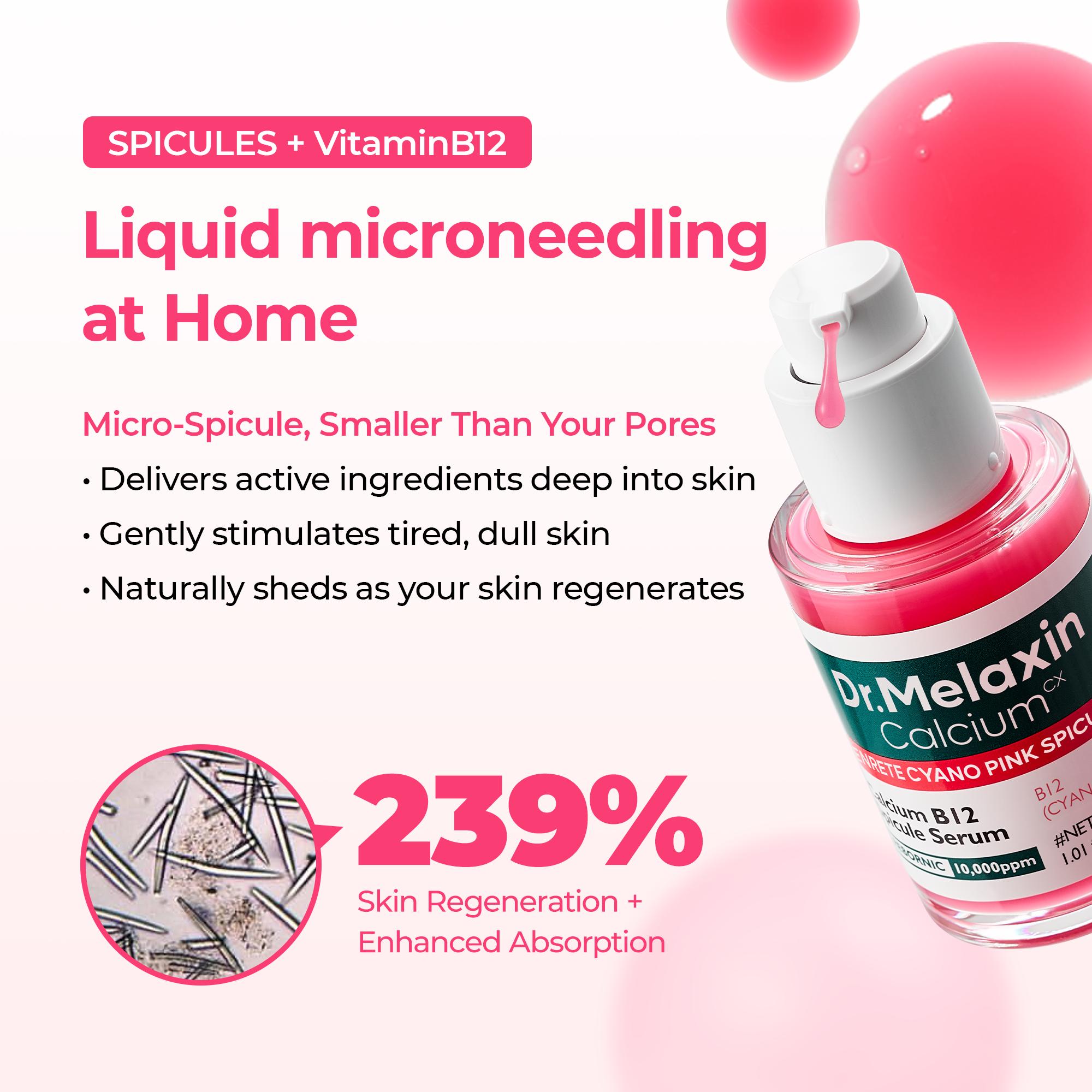 [Dr.Melaxin Official] Lumi firm & lift Duo  | plumping skin & strengthen skin density | Cyano Pink Spicule Serum + Picotonic Shot Ampoule