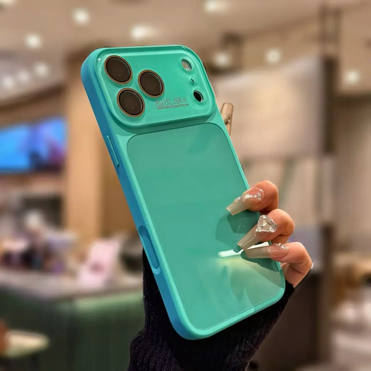 Candy-colored phone case, drop-resistant phone case, premium-looking phone case, compatible with iPhone 17/16/15/14/13 Pro Max, made of TPU+PC material, great summer essential, unisex phone case, ideal gift choice