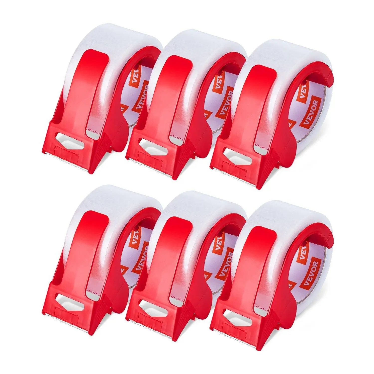 【Summerfinds】Clear Packing Tape 6 Rolls 65 Yards Clear Shipping Tape with Dispenser 2.7 Mil 【Summerfinds】Clear Packing Tape 6 Rolls 65 Yards Clear Shipping Tape with Dispenser 2.7 Mil