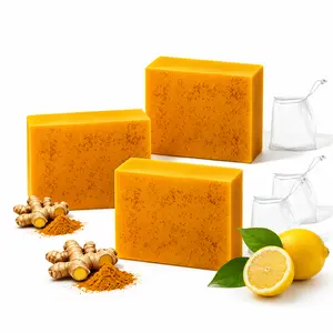 Turmeric & KojicAcid Brightening Soap, Dark Spot Remover and glowing skin soap